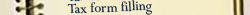 Tax form filling